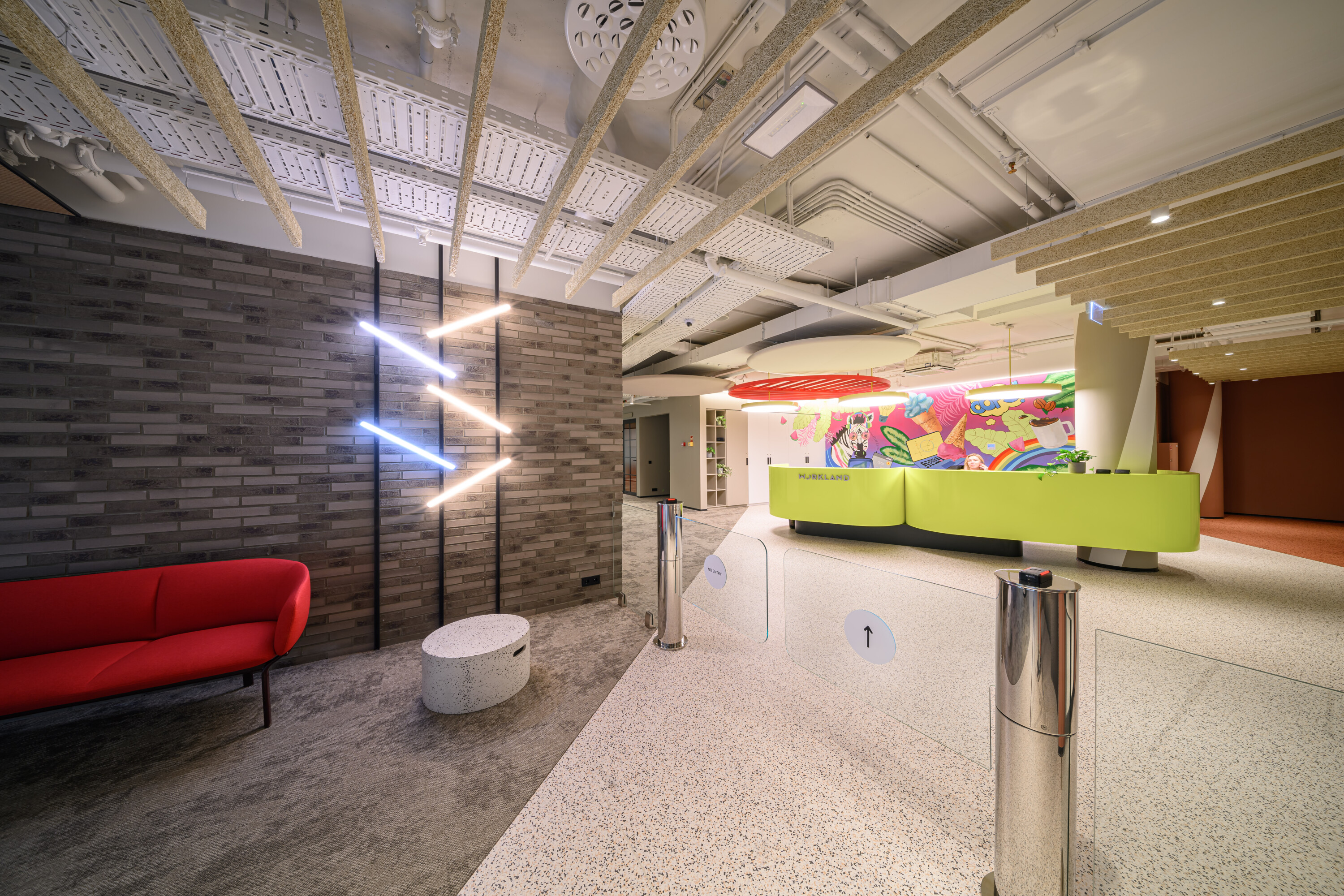 Workland Galleria Riga - reception. Entrance from Blaumaņa iela - elevators.